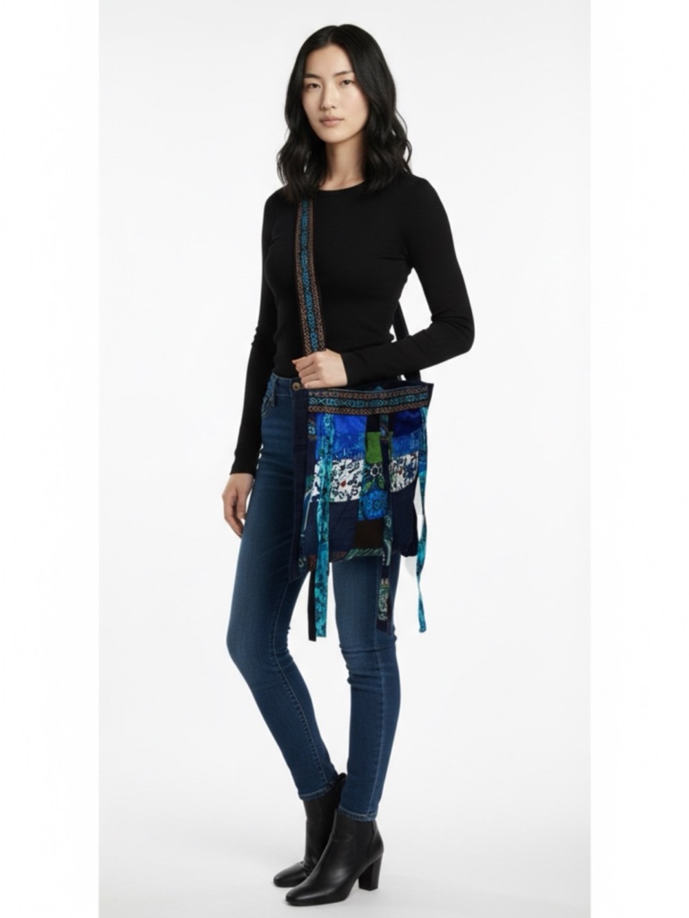 Handmade Crossbody Patchwork Boho Bag